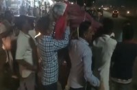 सीएम राजे का पुतला