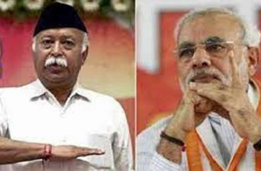 PM Narendra Modi and Mohan Bhagwat