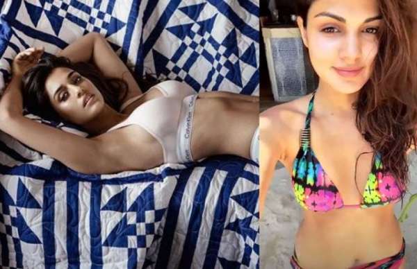 disha patani and rhea chakraborty latest hot bikini photos goes viral