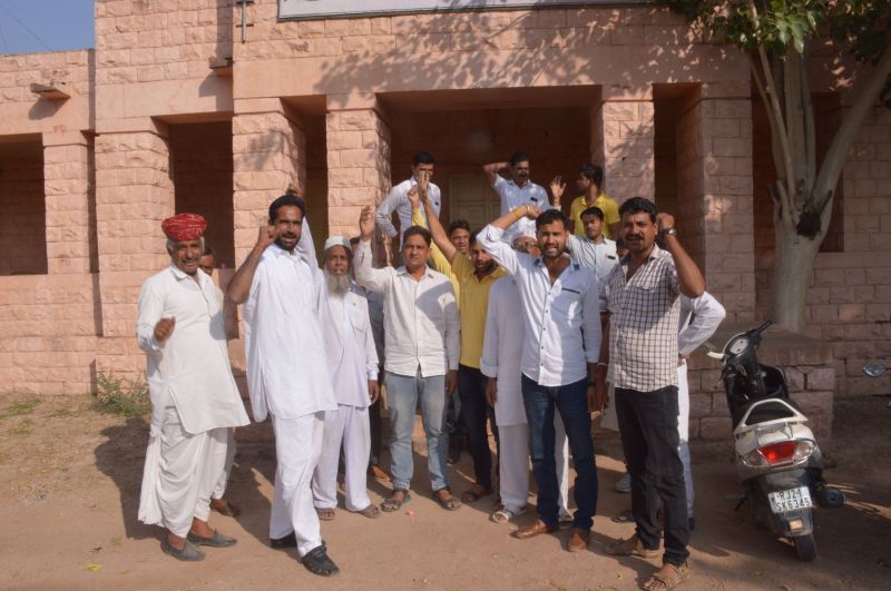 Nagaur MLA Habib join Congress in Jaipur Anti Slogans in Nagaur