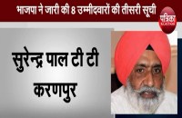 BJP releases third list in rajasthan