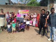 Posters imposed by angry villagers