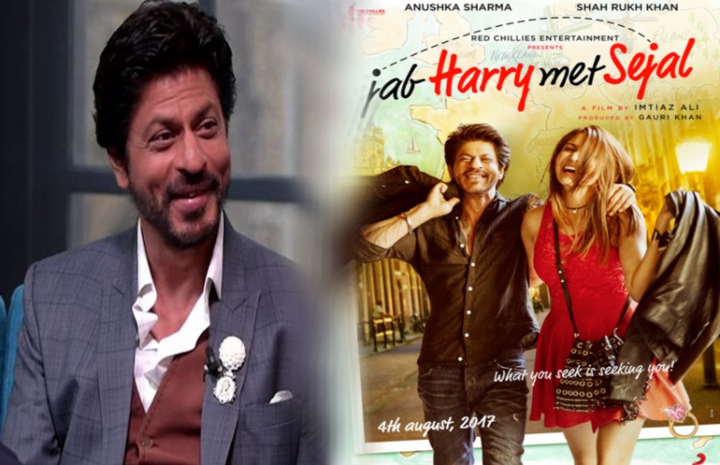 shahrukh khan make fun of jab harry met sejal on zero film promotion