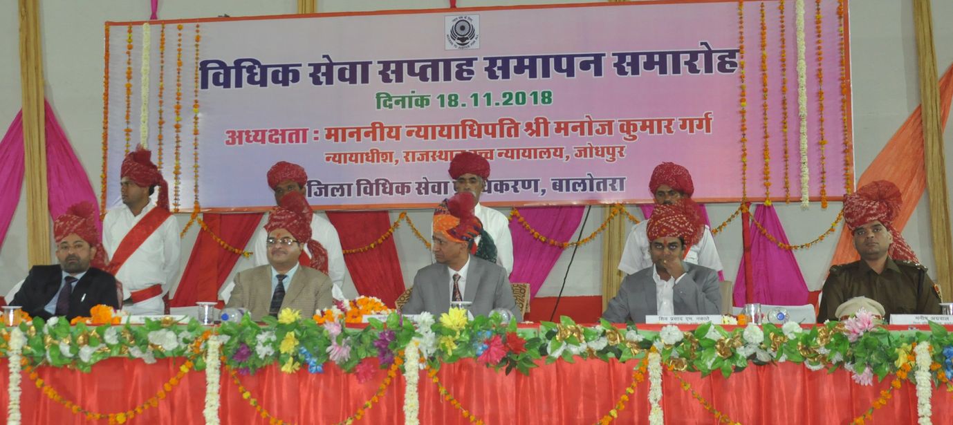 Closing of legal service week