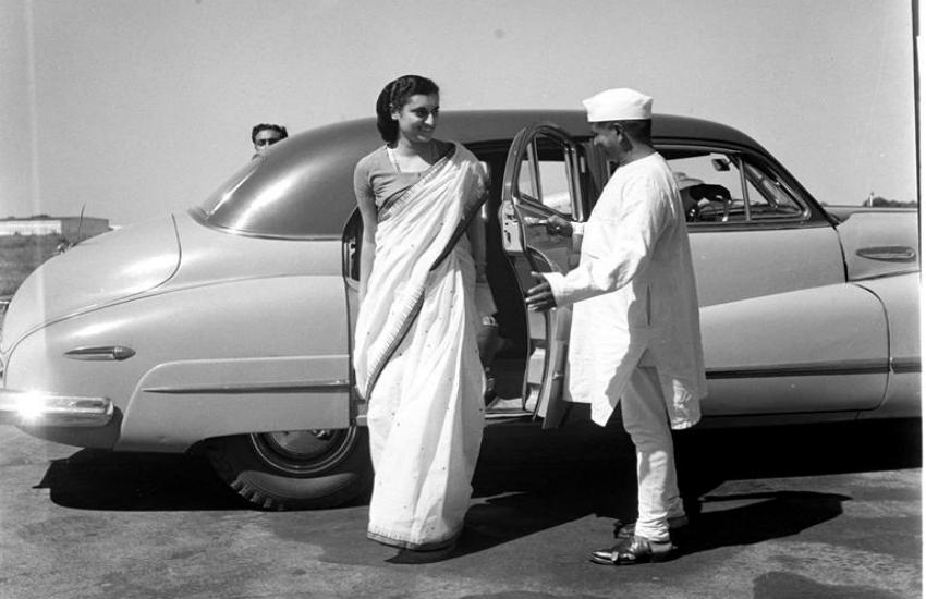 Indira gandhi's car