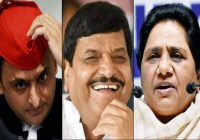 Akhilesh Shivpal Mayawati