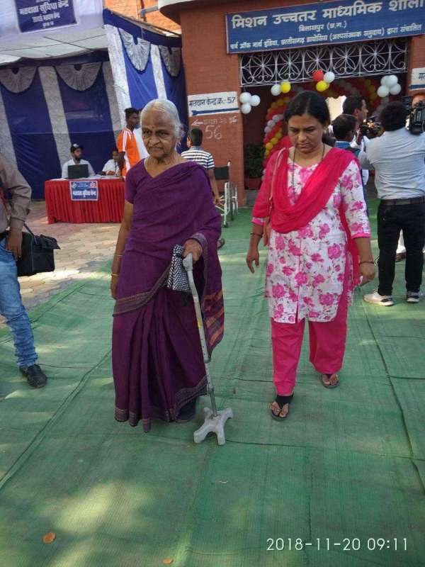 The elderly and the disabled also showed awareness,