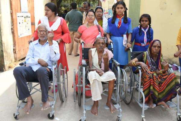 The elderly and the disabled also showed awareness,