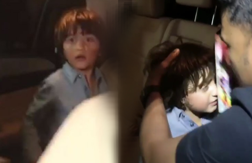 abram khan gets angry on Paparazzi says no pictures video viral