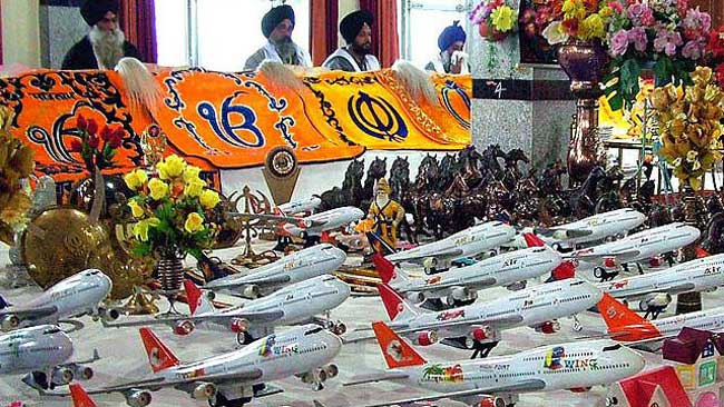 aeroplane gurudwara