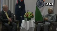 president with Australian pm 