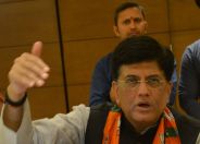 Rail Minister Piyush Goyal Press Conference In Alwar