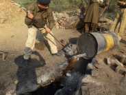 illegal alcohol destroyed in ajmer