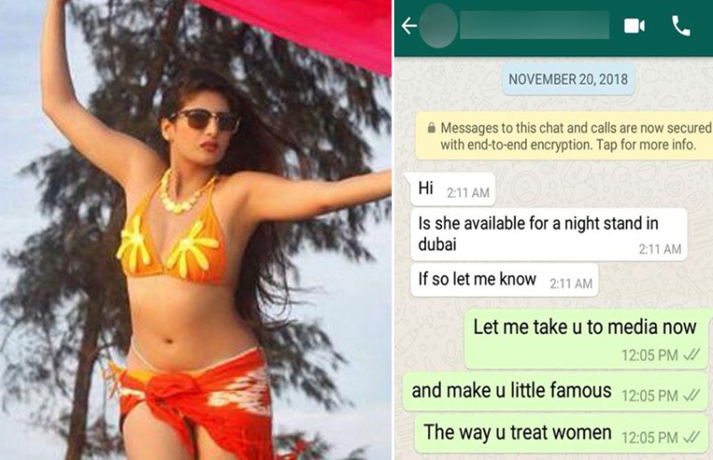 malayalam-actress-neha-saxena-shames-dubai-fan-her-for-one-night-stand