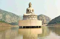 बिहार: राजगीर उत्सव से पहले नीतीश कुमार ने भगवान बुद्ध की 70 फीट ऊंची प्रतिमा का किया अनावरण