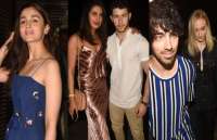 priyanka chopra nick jonas pre wedding party latest photos