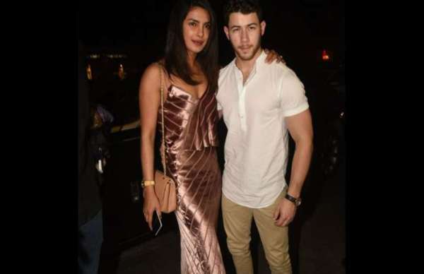 priyanka chopra nick jonas pre wedding party latest photos