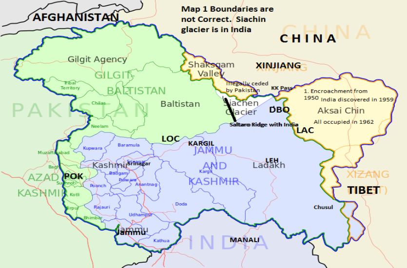 Kashmir map 