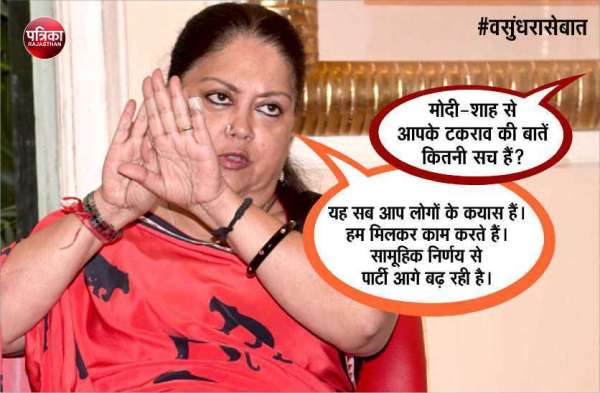Vasundhara Raje Interview