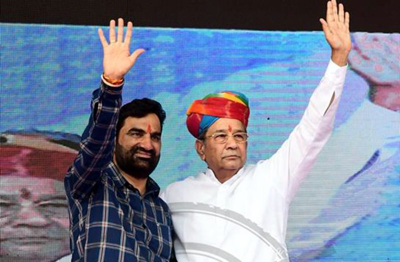 hanuman beniwal and ghanshyam tiwari