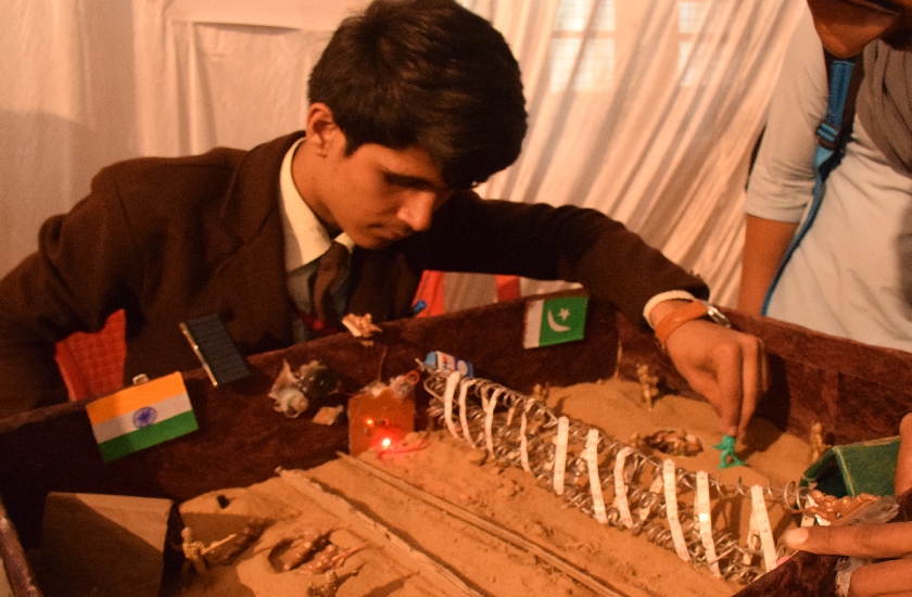 unique model created by the child scientist for indian army