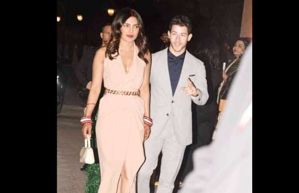 priyanka chopra and nick jonas app launch party photos