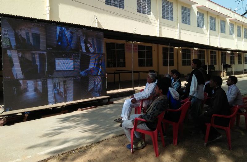 Fear of tampering EVMs, Congress candidate of Sampotra camped in colle