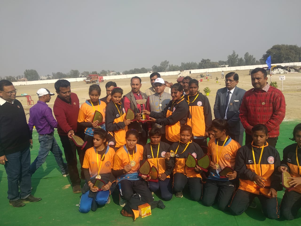 Awadh University became national champion in Womens kho Kho Game