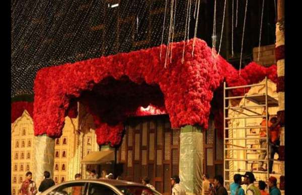 isha ambani wedding house decoration latest photos