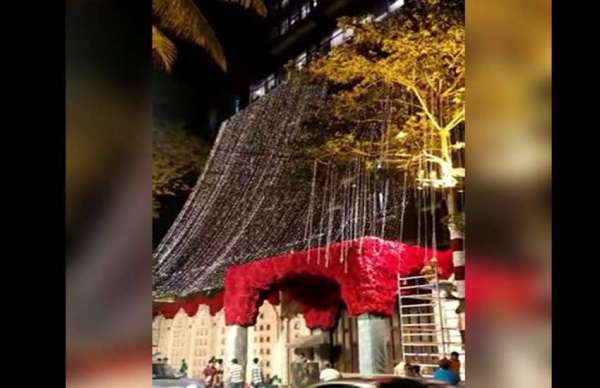 isha ambani wedding house decoration latest photos