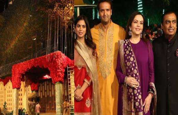 isha ambani wedding house decoration latest photos