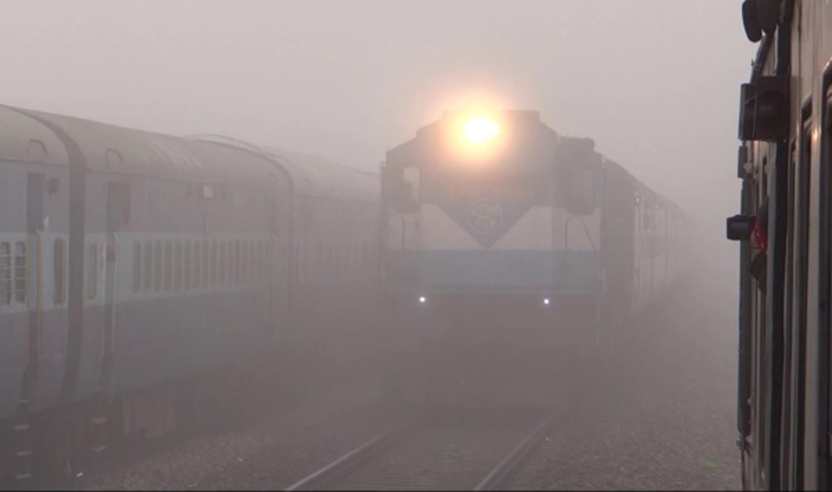 Indian Railway Train late new timing due to fog