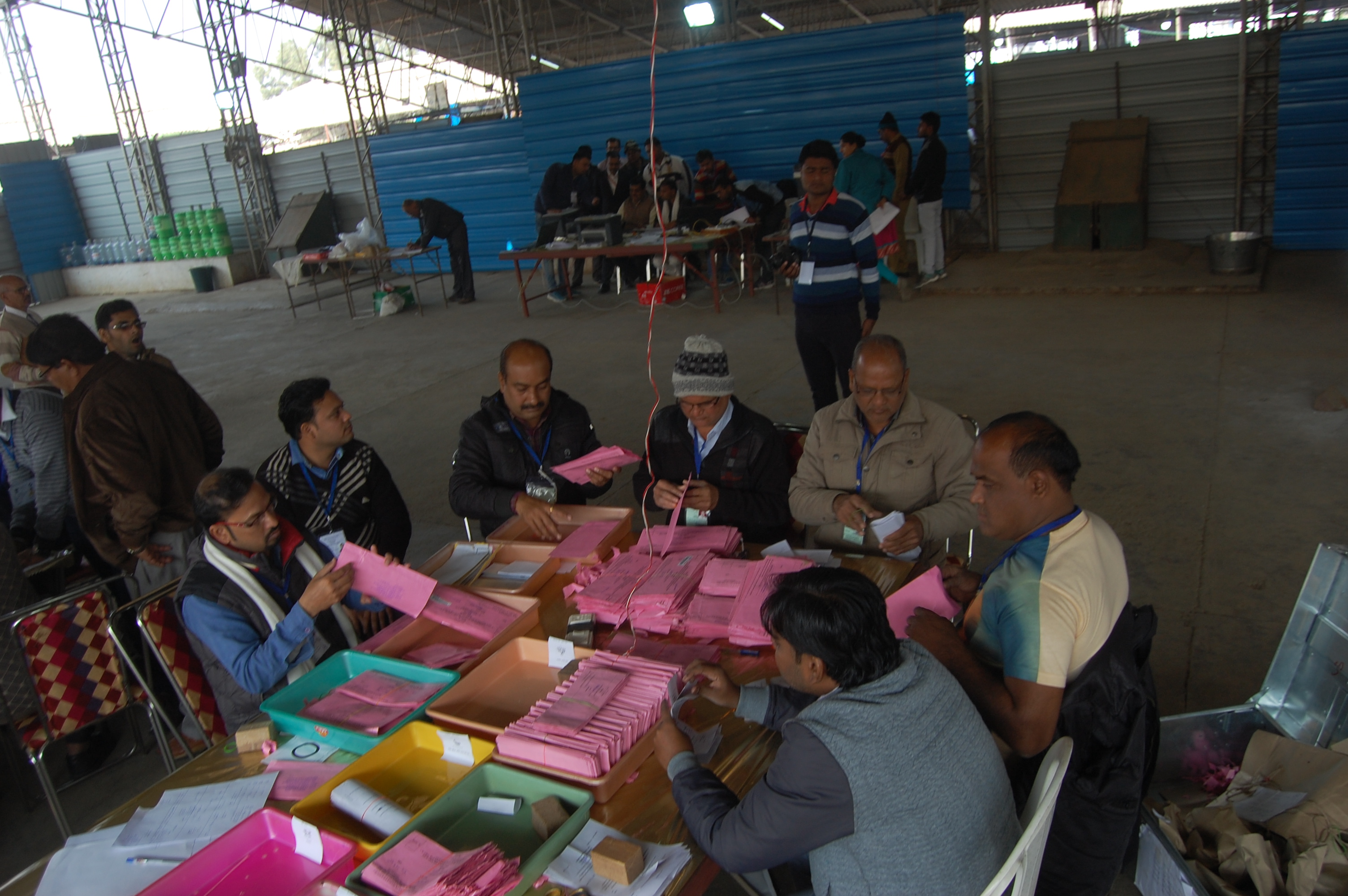 More votes for Congress candidates in postal valet in all the four assembly assemblies