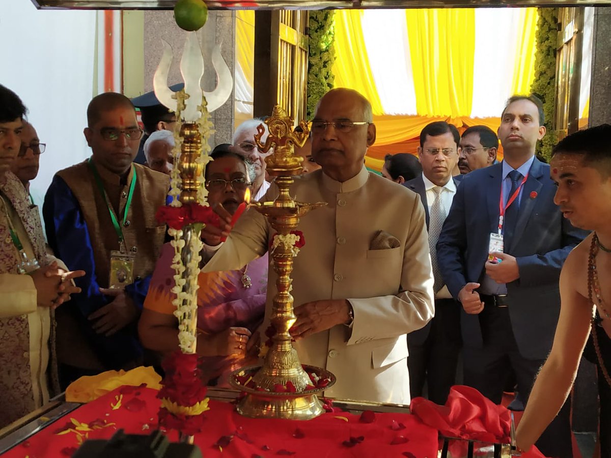 President kovind visits Shri Kali temple in Yangon Myanmar
