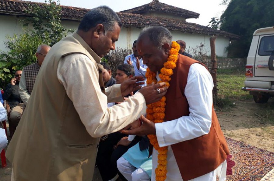 Vote of thanks for voters by BJP Leader in Singrauli