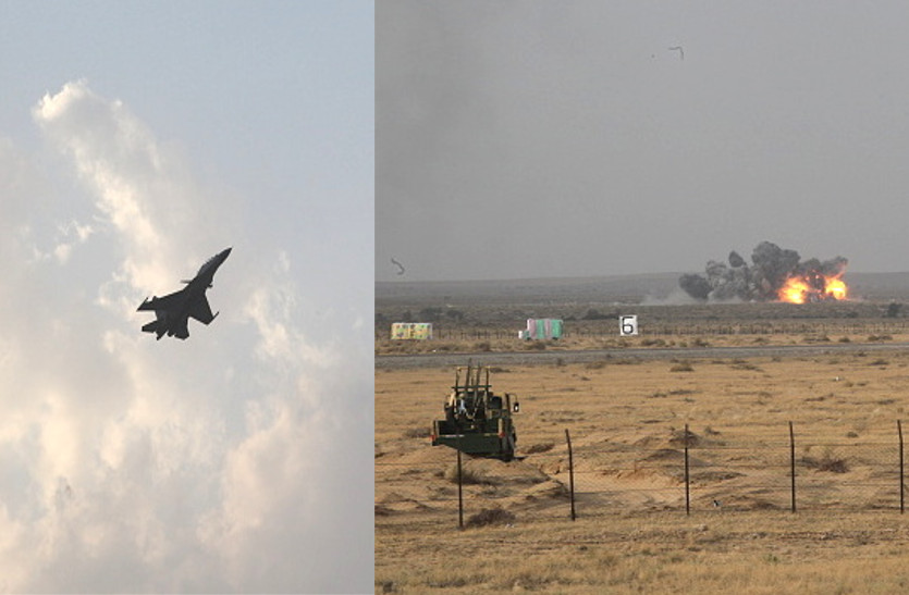 Joint operation Indian Air Force and RFASF at Pokhran