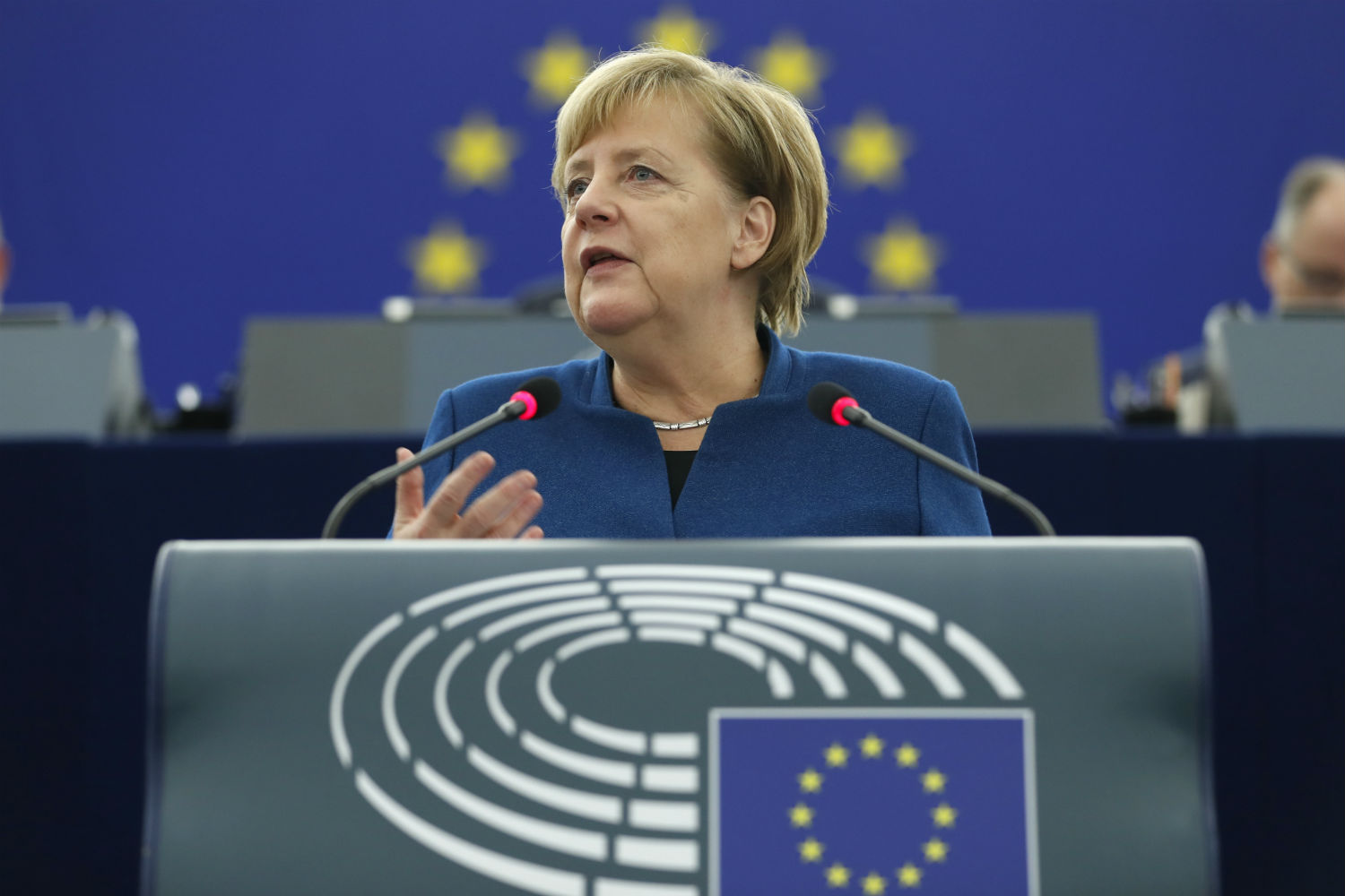angela merkel appeals for united europe in her latest podcast