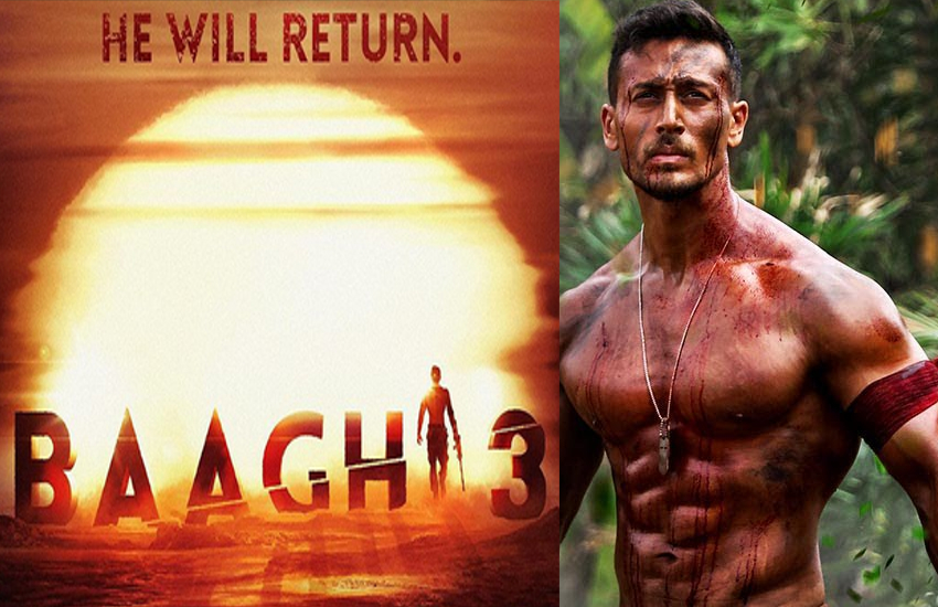 tiger shroff baaghi 3 first poster release on 6 march 2020