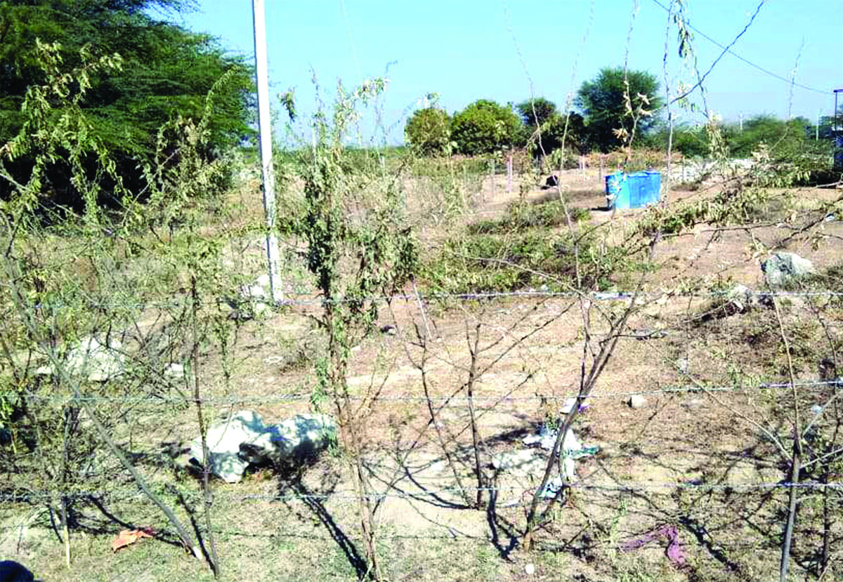 Illegal occupation in the underworld of code of conduct in Kunwaria