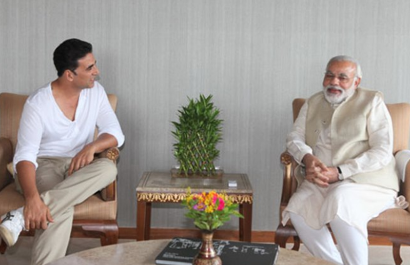 akshay and pm modi