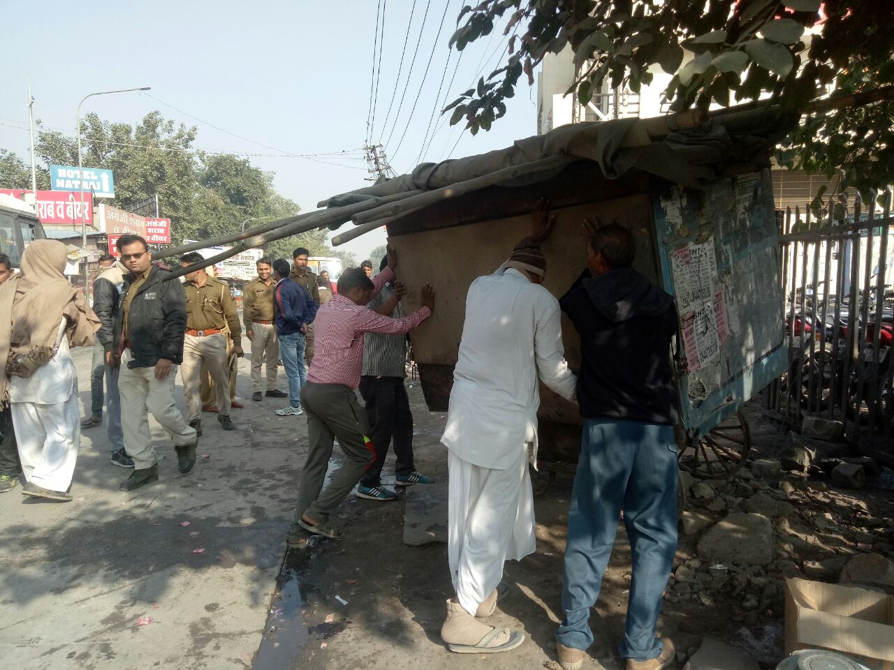 Encroachment Remove Outside Alwar Railway Station