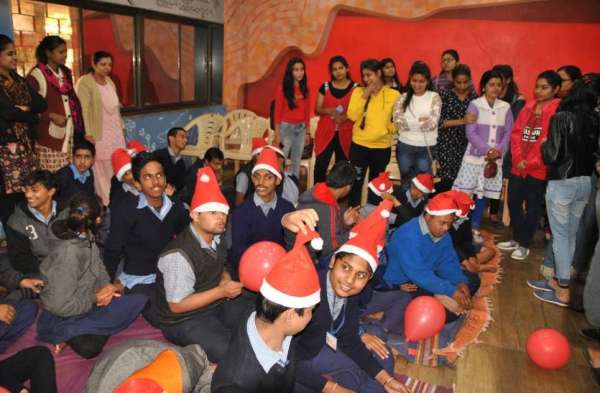 Bhilai Having special fun with special children