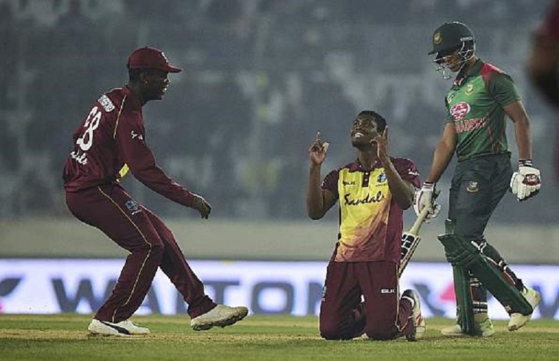 WI beat Bangladesh by 50 runs, seal series 2-1