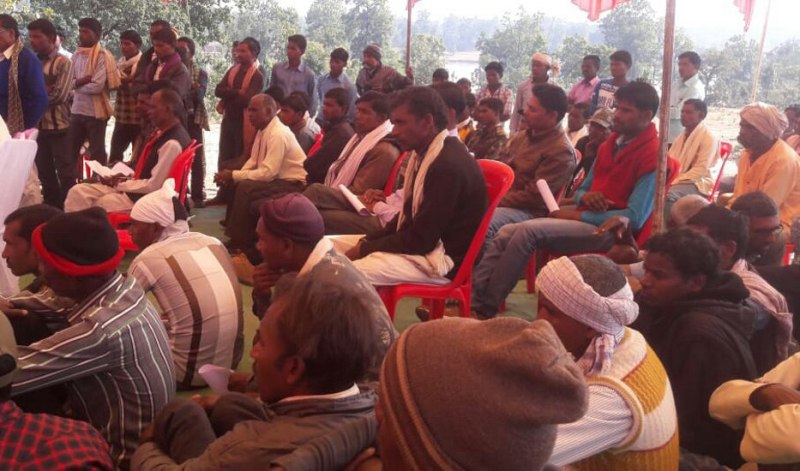 Conducting public hearing for Gond project in Singrauli of MP