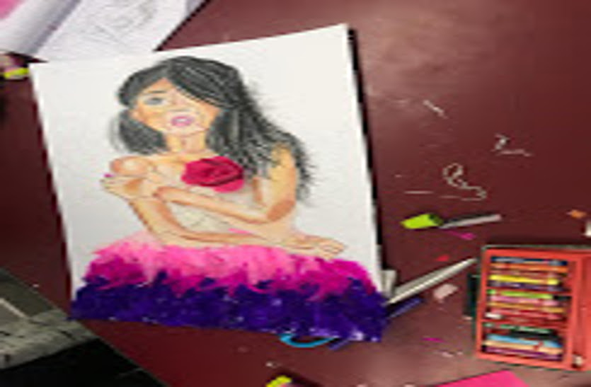 INIFD JODHPUR : Students beautiful creativity in competition