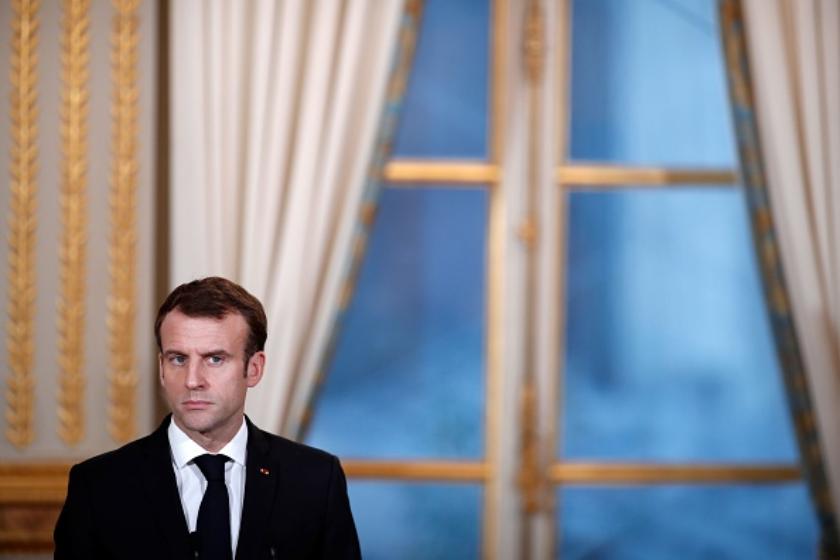 emmanuel macron expresses his dissatification over trump's decision on syria