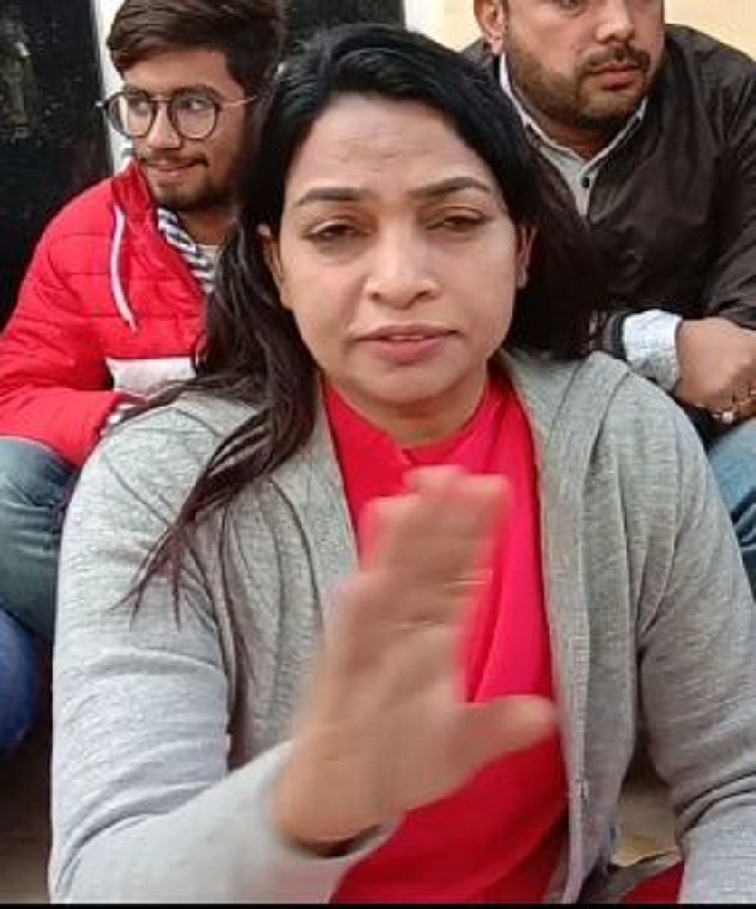 agry selected candidates gavin dharna at sriganganagar