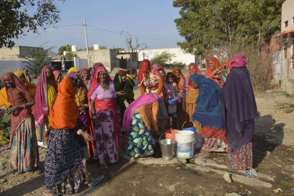 pics of water problem in village