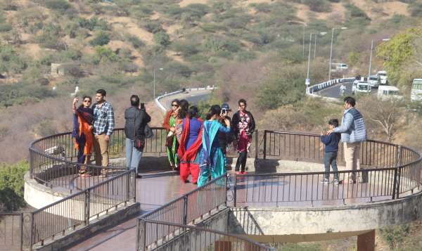 beautiful pics of sanjhi chhat of pushkar