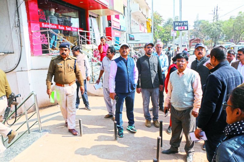 new Collector inspection of satna Flyover zone